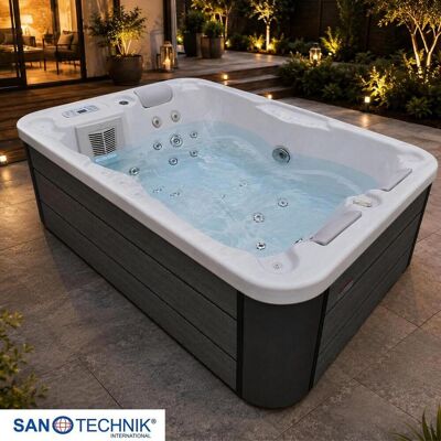 Schwarz, Weiß, Kunststoff, Mehrfarbig, 130x70x205 cm, Freizeit & Co, Wellness & Gesundheit, Whirlpools Schwarz, Weiß, Kunststoff, Mehrfarbig, 130x70x205 cm, Freizeit & Co, Wellness & Gesundheit, Whirlpools