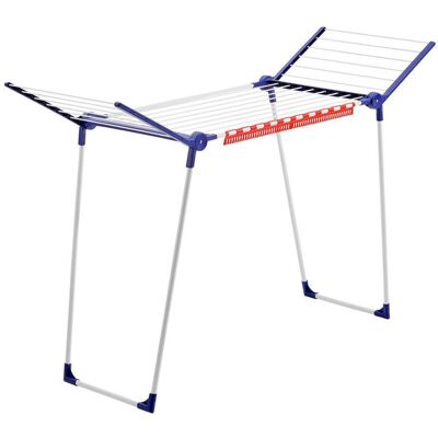 Leifheit Standtrockner, Blau, Weiß, Metall, Kunststoff, 55x87x157 cm, klappbar, Haushalt & Reinigung, Wäschepflege, Wäscheständer Leifheit Standtrockner, Blau, Weiß, Metall, Kunststoff, 55x87x157 cm, klappbar, Haushalt & Reinigung, Wäschepflege, Wäscheständer