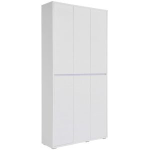 Xora Schuhschrank - 100x210x34 cm - Weiß Xora Schuhschrank - 100x210x34 cm - Weiß