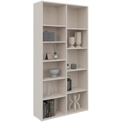 Boxxx Regal, Kaschmir, Holzwerkstoff, 9 Fächer, 80x160x26 cm, stehend, Wohnzimmer, Regale, Bücherregale Boxxx Regal, Kaschmir, Holzwerkstoff, 9 Fächer, 80x160x26 cm, stehend, Wohnzimmer, Regale, Bücherregale