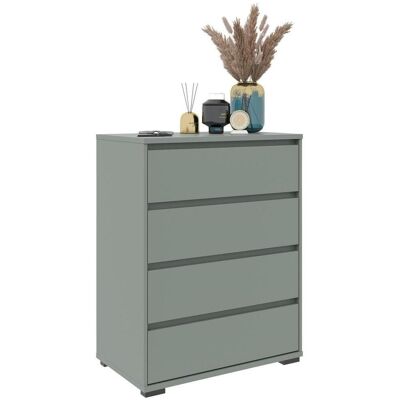 Carryhome Kommode, Grün, Kunststoff, 4 Schublade(n) Schubladen, 80x103x48 cm, Kleinmöbel, Kommoden, Kommoden Carryhome Kommode, Grün, Kunststoff, 4 Schublade(n) Schubladen, 80x103x48 cm, Kleinmöbel, Kommoden, Kommoden