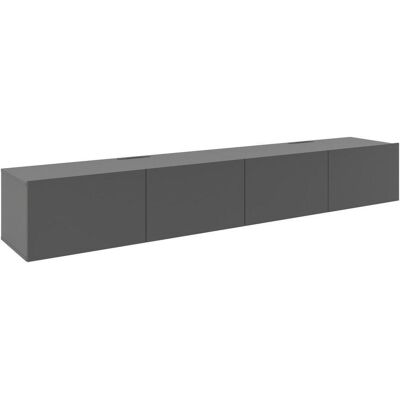 Hom´in Hom`in Lowboard, Anthrazit, Holzwerkstoff, 240x36.7x45 cm, Typenauswahl, hängend, in verschiedenen Größen erhältlich, Wohnzimmer, TV Möbel, Lowboards, Lowboards hängend Hom´in Hom`in Lowboard, Anthrazit, Holzwerkstoff, 240x36.7x45 cm, Typenauswahl, hängend, in verschiedenen Größen erhältlich, Wohnzimmer, TV Möbel, Lowboards, Lowboards hängend