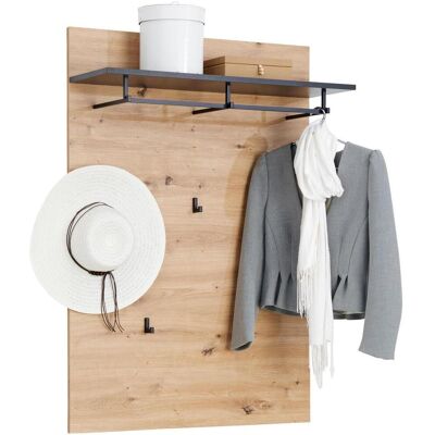 Xora Garderobenpaneel, Anthrazit, Eiche Artisan, Holzwerkstoff, 80x115x27 cm, Hutablage, Kleiderstange, Garderobe, Garderoben-Sets & Garderoben-Serien, Garderoben-Serien Xora Garderobenpaneel, Anthrazit, Eiche Artisan, Holzwerkstoff, 80x115x27 cm, Hutablage, Kleiderstange, Garderobe, Garderoben-Sets & Garderoben-Serien, Garderoben-Serien
