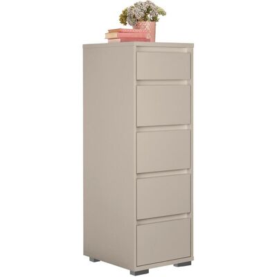 Carryhome Kommode, Kaschmir, Kunststoff, 5 Schublade(n) Schubladen, 40x120x48 cm, Kleinmöbel, Kommoden, Kommoden Carryhome Kommode, Kaschmir, Kunststoff, 5 Schublade(n) Schubladen, 40x120x48 cm, Kleinmöbel, Kommoden, Kommoden