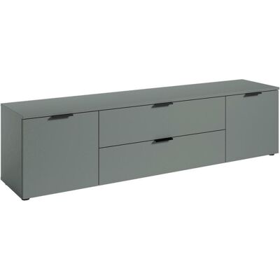Carryhome Lowboard, Salbeigrün, Kunststoff, 2 Schublade(n) Schubladen, 180x47x40 cm, Typenauswahl, Beimöbel erhältlich, Wohnzimmer, TV Möbel, Lowboards Carryhome Lowboard, Salbeigrün, Kunststoff, 2 Schublade(n) Schubladen, 180x47x40 cm, Typenauswahl, Beimöbel erhältlich, Wohnzimmer, TV Möbel, Lowboards