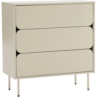 Xora Kommode, Seidengrau, Metall, Holzwerkstoff, 3 Schublade(n) Schubladen, 80x85x40 cm, Kleinmöbel, Kommoden, Kommoden Xora Kommode, Seidengrau, Metall, Holzwerkstoff, 3 Schublade(n) Schubladen, 80x85x40 cm, Kleinmöbel, Kommoden, Kommoden