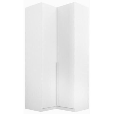Rauch Möbel Eckkleiderschrank, Weiß, Holzwerkstoff, 7 Fächer, 100x229x102 cm, Blauer Engel, Goldenes M, BQ - Bündnis für Qualität, Made in Germany, DIN EN ISO 50001, Schlafzimmer, Kleiderschränke, Eckschränke Rauch Möbel Eckkleiderschrank, Weiß, Holzwerkstoff, 7 Fächer, 100x229x102 cm, Blauer Engel, Goldenes M, BQ - Bündnis für Qualität, Made in Germany, DIN EN ISO 50001, Schlafzimmer, Kleiderschränke, Eckschränke