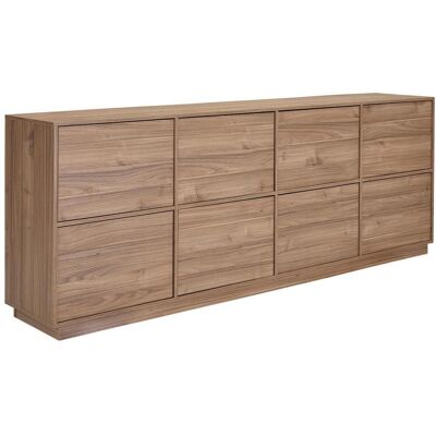 Mid.you Sideboard, Nussbaumfarben, Holzwerkstoff, 220.5x82.5x41.5 cm, FSC Mix, stehend, Kleinmöbel, Kommoden, Sideboards Mid.you Sideboard, Nussbaumfarben, Holzwerkstoff, 220.5x82.5x41.5 cm, FSC Mix, stehend, Kleinmöbel, Kommoden, Sideboards