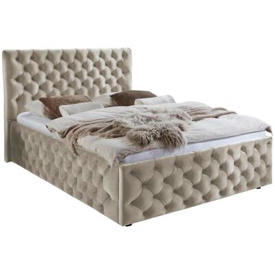 Carryhome Polsterbett, Beige, Kunststoff, 140x200 cm, Schlafzimmer, Betten, Polsterbetten Carryhome Polsterbett, Beige, Kunststoff, 140x200 cm, Schlafzimmer, Betten, Polsterbetten