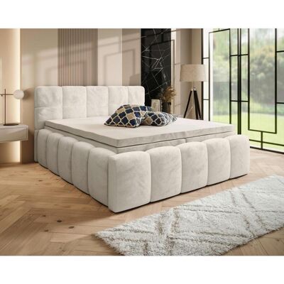 Milino Boxbett, Beige, Kunststoff, H3, 7-Zonen, Höhe ca. 16 cm, 200x200 cm, gepolstertes Kopfteil, Stoffauswahl, Topper durchgehend, in verschiedenen Größen erhältlich, Matratze geteilt, Schlafzimmer, Betten, Boxspringbetten Milino Boxbett, Beige, Kunststoff, H3, 7-Zonen, Höhe ca. 16 cm, 200x200 cm, gepolstertes Kopfteil, Stoffauswahl, Topper durchgehend, in verschiedenen Größen erhältlich, Matratze geteilt, Schlafzimmer, Betten, Boxspringbetten