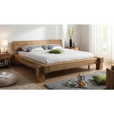Mid.you Balkenbett, Akaziefarben, Holz, Akazie, Hartholz, Holz, Höhe ca. 25 cm, 180x200 cm, Schlafzimmer, Betten, Einzel- & Doppelbetten Mid.you Balkenbett, Akaziefarben, Holz, Akazie, Hartholz, Holz, Höhe ca. 25 cm, 180x200 cm, Schlafzimmer, Betten, Einzel- & Doppelbetten