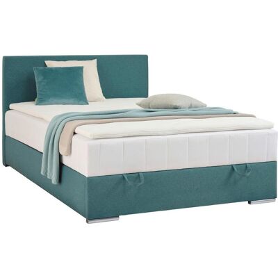 Carryhome Boxbett, Petrol, Kunststoff, H3, Höhe ca. 22 cm, 140x200 cm, Topper durchgehend, in verschiedenen Größen erhältlich, Matratze durchgehend, Schlafzimmer, Betten, Boxspringbetten Carryhome Boxbett, Petrol, Kunststoff, H3, Höhe ca. 22 cm, 140x200 cm, Topper durchgehend, in verschiedenen Größen erhältlich, Matratze durchgehend, Schlafzimmer, Betten, Boxspringbetten