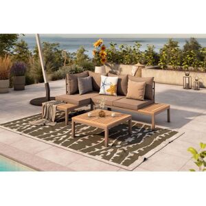 Ambia Garden Loungegarnitur, Braun, Akaziefarben, Holz, Metall, Akazie, vollmassiv, Füllung: Faserbällchen,Komfortschaum, L-Form, einzeln stellbar, 207x138 cm, Fsc, Bsci, Gartenmöbel, Loungemöbel, Loungegarnituren Ambia Garden Loungegarnitur, Braun, Akaziefarben, Holz, Metall, Akazie, vollmassiv, Füllung: Faserbällchen,Komfortschaum, L-Form, einzeln stellbar, 207x138 cm, Fsc, Bsci, Gartenmöbel, Loungemöbel, Loungegarnituren