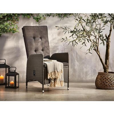 Ambia Garden Gartensessel, Grau, Dunkelgrau, Metall, Kunststoff, Textil, rund, 55x108x71 cm, Gartenmöbel, Gartensessel, Gartenstühle Ambia Garden Gartensessel, Grau, Dunkelgrau, Metall, Kunststoff, Textil, rund, 55x108x71 cm, Gartenmöbel, Gartensessel, Gartenstühle