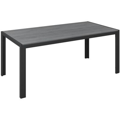 Ambia Garden Gartentisch, Grau, Dunkelgrau, Metall, Kunststoff, rechteckig, eckig, 180x92x74 cm, Gartenmöbel, Gartentische, Gartentische Ambia Garden Gartentisch, Grau, Dunkelgrau, Metall, Kunststoff, rechteckig, eckig, 180x92x74 cm, Gartenmöbel, Gartentische, Gartentische