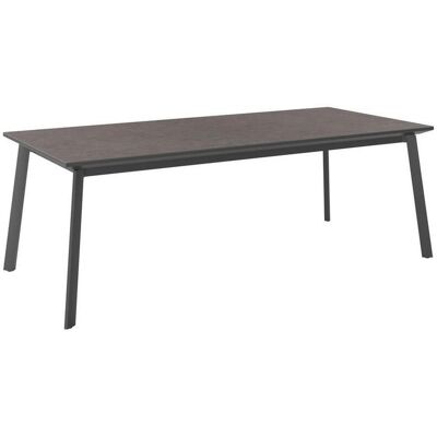 Ambia Garden Gartentisch - Metall Glas Keramik 220x76x100cm Ambia Garden Gartentisch - Metall Glas Keramik 220x76x100cm