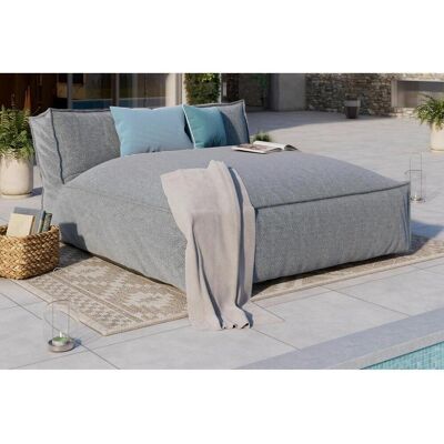 Ambia Garden Loungesofa, Grau, Textil, 146x80x175 cm, wetterbeständig, regenabweisend, lichtecht, Gartenmöbel, Loungemöbel, Gartensofas & Loungesofas Ambia Garden Loungesofa, Grau, Textil, 146x80x175 cm, wetterbeständig, regenabweisend, lichtecht, Gartenmöbel, Loungemöbel, Gartensofas & Loungesofas