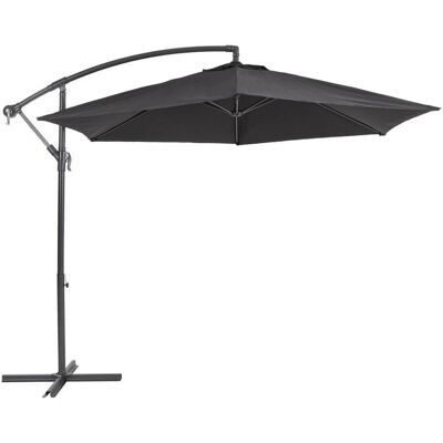 Ampelschirm, Anthrazit, Schwarz, Textil, 300x300 cm, höhenverstellbar, UV-beständig, wetterfest, Sonnenschutz, Sonnenschirme Ampelschirm, Anthrazit, Schwarz, Textil, 300x300 cm, höhenverstellbar, UV-beständig, wetterfest, Sonnenschutz, Sonnenschirme