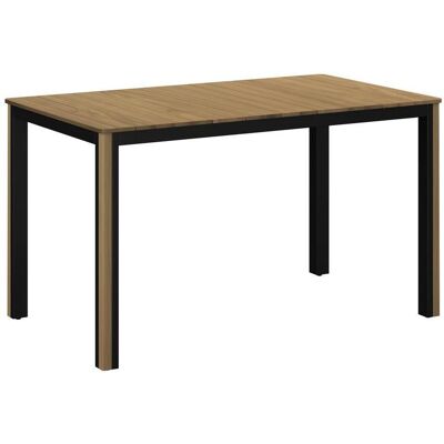 Ambia Garden Gartentisch, Teakfarben, Holz, Metall, Akazie, massiv, rechteckig, eckig, 120x70x68 cm, Holzmöbel, Holztische, Gartentische Holz Ambia Garden Gartentisch, Teakfarben, Holz, Metall, Akazie, massiv, rechteckig, eckig, 120x70x68 cm, Holzmöbel, Holztische, Gartentische Holz