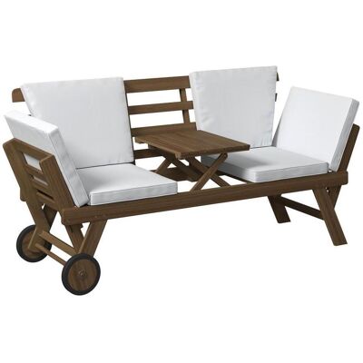 Ambia Garden Gartenbank, Akaziefarben, Holz, Akazie, Hartholz, Füllung: Polyurethan (Pur), 209x71x82 cm, Holzmöbel, Sitzgelegenheiten Holz, Holzbänke, Gartenbänke Holz Ambia Garden Gartenbank, Akaziefarben, Holz, Akazie, Hartholz, Füllung: Polyurethan (Pur), 209x71x82 cm, Holzmöbel, Sitzgelegenheiten Holz, Holzbänke, Gartenbänke Holz