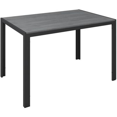 Ambia Garden Gartentisch, Grau, Dunkelgrau, Metall, Kunststoff, rechteckig, eckig, 80x74x120 cm, Gartenmöbel, Gartentische, Gartentische Ambia Garden Gartentisch, Grau, Dunkelgrau, Metall, Kunststoff, rechteckig, eckig, 80x74x120 cm, Gartenmöbel, Gartentische, Gartentische