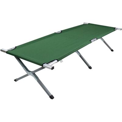 Ambia Garden Campingbett, Grün, Metall, Textil, 63x190 cm, Gartenmöbel, Gartenliegen, Sonnenliegen Ambia Garden Campingbett, Grün, Metall, Textil, 63x190 cm, Gartenmöbel, Gartenliegen, Sonnenliegen