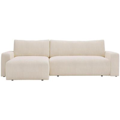 Carryhome Ecksofa, Creme, Kunststoff, Füllung: Schaumstoff, Ottomane links, L-Form, einmalig seitenverkehrt montierbar, 245x150 cm, Liegefunktion, Schlafen auf Sitzhöhe, Rücken echt, haustierfreundlicher Bezug, Wohnzimmer, Sofas & Couches, Wohnlandschafte Carryhome Ecksofa, Creme, Kunststoff, Füllung: Schaumstoff, Ottomane links, L-Form, einmalig seitenverkehrt montierbar, 245x150 cm, Liegefunktion, Schlafen auf Sitzhöhe, Rücken echt, haustierfreundlicher Bezug, Wohnzimmer, Sofas & Couches, Wohnlandschafte