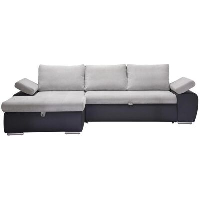 Xora Ecksofa, Hellgrau, Dunkelgrau, Kunststoff, Ottomane links, L-Form, 271x175 cm, Made in Europe, seitenverkehrt erhältlich, Schlafen auf Sitzhöhe, Hocker erhältlich, Wohnzimmer, Sofas & Couches, Wohnlandschaften, Ecksofas Xora Ecksofa, Hellgrau, Dunkelgrau, Kunststoff, Ottomane links, L-Form, 271x175 cm, Made in Europe, seitenverkehrt erhältlich, Schlafen auf Sitzhöhe, Hocker erhältlich, Wohnzimmer, Sofas & Couches, Wohnlandschaften, Ecksofas