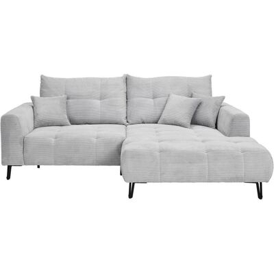 Carryhome Ecksofa, Hellgrau, Metall, Füllung: Schaumstoff, Silikon,Schaumstoff, Silikon, Ottomane rechts, L-Form, 250x185 cm, Stoffauswahl, seitenverkehrt erhältlich, Rücken echt, haustierfreundlicher Bezug, Wohnzimmer, Sofas & Couches, Wohnlandschaften, Carryhome Ecksofa, Hellgrau, Metall, Füllung: Schaumstoff, Silikon,Schaumstoff, Silikon, Ottomane rechts, L-Form, 250x185 cm, Stoffauswahl, seitenverkehrt erhältlich, Rücken echt, haustierfreundlicher Bezug, Wohnzimmer, Sofas & Couches, Wohnlandschaften,