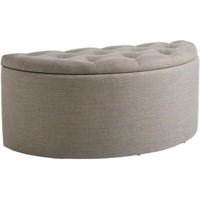 Mid.you Hocker, Grau, Textil, Holzwerkstoff, 100x44x42 cm, Stauraum, Wohnzimmer, Sessel, Hocker & Hockerbänke, Sitzhocker Mid.you Hocker, Grau, Textil, Holzwerkstoff, 100x44x42 cm, Stauraum, Wohnzimmer, Sessel, Hocker & Hockerbänke, Sitzhocker