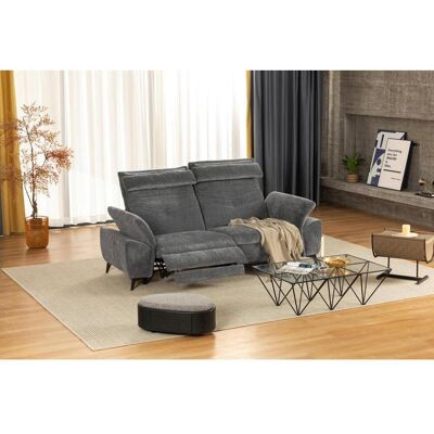 Livetastic 2-Sitzer-Sofa, Dunkelgrau, Metall, 222 cm, motorische Relaxfunktion, USB-Anschluss, Wohnzimmer, Sofas & Couches, Sofas, Textilsofas Livetastic 2-Sitzer-Sofa, Dunkelgrau, Metall, 222 cm, motorische Relaxfunktion, USB-Anschluss, Wohnzimmer, Sofas & Couches, Sofas, Textilsofas