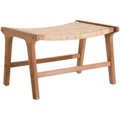 Livetastic Hocker, Naturfarben, Holz, Naturmaterialien, Teakholz, massiv, 65x41x47 cm, Wohnzimmer, Sessel, Hocker & Hockerbänke, Sitzhocker Livetastic Hocker, Naturfarben, Holz, Naturmaterialien, Teakholz, massiv, 65x41x47 cm, Wohnzimmer, Sessel, Hocker & Hockerbänke, Sitzhocker
