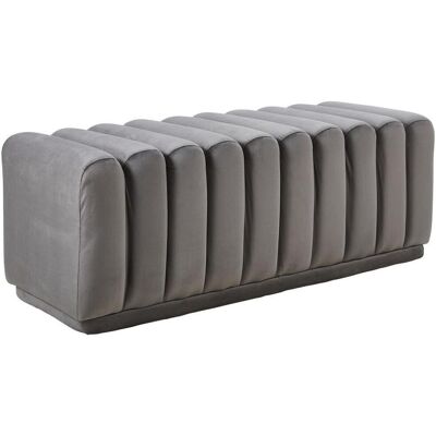 Novel Sitzbank, Grau, Textil, 113x42x48 cm, Esszimmer, Bänke, Sitzbänke Novel Sitzbank, Grau, Textil, 113x42x48 cm, Esszimmer, Bänke, Sitzbänke