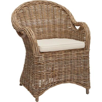 Landscape Stuhl, Creme, Grauweiß, Holz, Textil, Rattan, massiv, 64x88x56 cm, Holzmöbel, Sitzgelegenheiten Holz, Holzstühle Landscape Stuhl, Creme, Grauweiß, Holz, Textil, Rattan, massiv, 64x88x56 cm, Holzmöbel, Sitzgelegenheiten Holz, Holzstühle