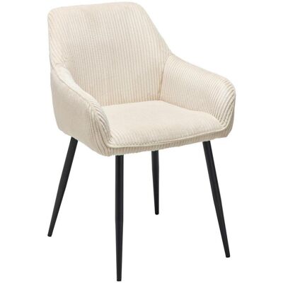 Livetastic Armlehnstuhl, Schwarz, Beige, Metall, Textil, Rundrohr, 56x83x62 cm, Esszimmer, Stühle, Polsterstühle Livetastic Armlehnstuhl, Schwarz, Beige, Metall, Textil, Rundrohr, 56x83x62 cm, Esszimmer, Stühle, Polsterstühle