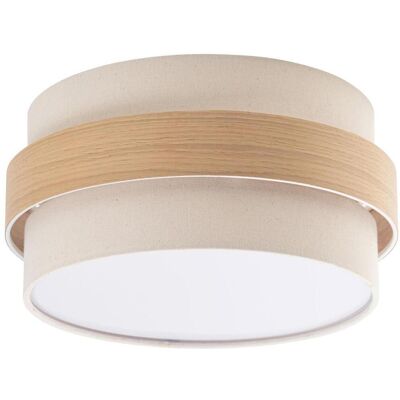 Novel Deckenleuchte, Naturfarben, Holz, Metall, Kunststoff, Textil, Eiche, furniert, 18 cm, Lampen & Leuchten, Innenbeleuchtung, Deckenleuchten, Deckenleuchten Novel Deckenleuchte, Naturfarben, Holz, Metall, Kunststoff, Textil, Eiche, furniert, 18 cm, Lampen & Leuchten, Innenbeleuchtung, Deckenleuchten, Deckenleuchten