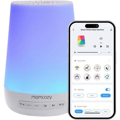 Momcozy Geräuschmaschine - Einstellbare Töne & Licht, App-Steuerung Momcozy Geräuschmaschine - Einstellbare Töne & Licht, App-Steuerung