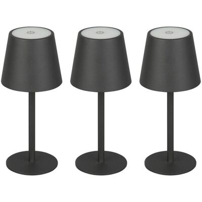 Novel Akku-Tischleuchte, Schwarz, Metall, Kunststoff, Uni, 86 mm, rund, warmweiß, 20.3 cm, RoHS, CE, 3 Helligkeitsstufen, Touch (on/off), tragbar, Ladeanzeige, aufladbar über Usb, Lampen & Leuchten, Innenbeleuchtung, Tischlampen, Akku-Tischlampen Novel Akku-Tischleuchte, Schwarz, Metall, Kunststoff, Uni, 86 mm, rund, warmweiß, 20.3 cm, RoHS, CE, 3 Helligkeitsstufen, Touch (on/off), tragbar, Ladeanzeige, aufladbar über Usb, Lampen & Leuchten, Innenbeleuchtung, Tischlampen, Akku-Tischlampen