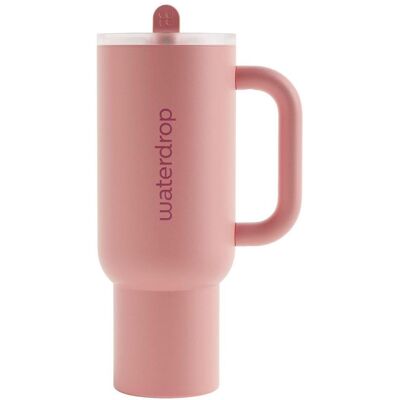 waterdrop Thermobecher, Altrosa, Metall, Kunststoff, 1,1 l, doppelwandig, Tragegriff, Vakuum, 100% dicht, hält warm, hält kalt, Geschirr, Kannen & Karaffen, Coffee-to-go-Becher waterdrop Thermobecher, Altrosa, Metall, Kunststoff, 1,1 l, doppelwandig, Tragegriff, Vakuum, 100% dicht, hält warm, hält kalt, Geschirr, Kannen & Karaffen, Coffee-to-go-Becher