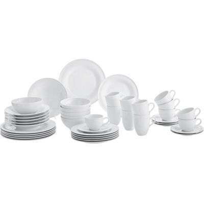 Seltmann Weiden Kombiservice, Weiß, Keramik, 42-teilig, 260 ml,260 ml,350 ml,770 ml, Geschirr, Geschirrsets, Kombiservice Seltmann Weiden Kombiservice, Weiß, Keramik, 42-teilig, 260 ml,260 ml,350 ml,770 ml, Geschirr, Geschirrsets, Kombiservice
