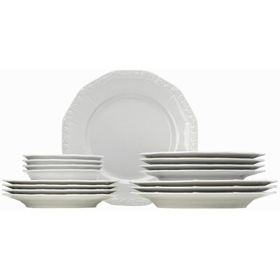 Rosenthal Kombiservice, Weiß, Keramik, 16-teilig, 220 ml, 40x30x40 cm, DIN EN ISO 14001, DIN EN ISO 9001, Geschirr, Geschirrsets, Kombiservice Rosenthal Kombiservice, Weiß, Keramik, 16-teilig, 220 ml, 40x30x40 cm, DIN EN ISO 14001, DIN EN ISO 9001, Geschirr, Geschirrsets, Kombiservice