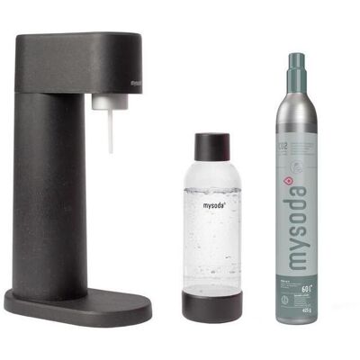 mysoda Wassersprudler, Schwarz, Kunststoff, Naturmaterialien, 13x41x24.5 cm, Geschirr, Wasseraufbereitung, Wassersprudler mysoda Wassersprudler, Schwarz, Kunststoff, Naturmaterialien, 13x41x24.5 cm, Geschirr, Wasseraufbereitung, Wassersprudler