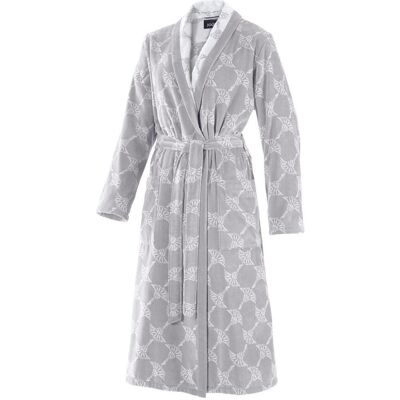 Joop! Bademantel Joop 1645 76 Silber, Silberfarben, Weiß, Textil, Ornament, Gr. 40/42, female, Oeko-Tex® Standard 100, Handmade in Germany, Taschen, besonders flauschig, angenehm warm, hochwertige Qualität, Heimtextilien, Badtextilien, Bademäntel, Bademän Joop! Bademantel Joop 1645 76 Silber, Silberfarben, Weiß, Textil, Ornament, Gr. 40/42, female, Oeko-Tex® Standard 100, Handmade in Germany, Taschen, besonders flauschig, angenehm warm, hochwertige Qualität, Heimtextilien, Badtextilien, Bademäntel, Bademän