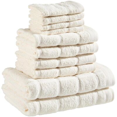Esposa Frottierset, Naturfarben, Textil, 10-teilig, Heimtextilien, Badtextilien, Handtuchsets Esposa Frottierset, Naturfarben, Textil, 10-teilig, Heimtextilien, Badtextilien, Handtuchsets
