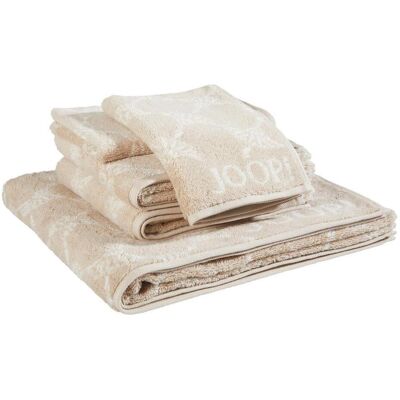 Joop! Frottierset, Sandfarben, Beige, Textil, 5-teilig, Abstraktes, Oeko-Tex® Standard 100, saugfähig, Aufhängeschlaufe, strapazierfähig, angenehm weich, hochwertige Qualität, Heimtextilien, Badtextilien, Handtuchsets Joop! Frottierset, Sandfarben, Beige, Textil, 5-teilig, Abstraktes, Oeko-Tex® Standard 100, saugfähig, Aufhängeschlaufe, strapazierfähig, angenehm weich, hochwertige Qualität, Heimtextilien, Badtextilien, Handtuchsets