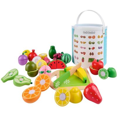My Baby Lou Schneideset Obst, Mehrfarbig, Holz, Textil, Holzwerkstoff, 20-teilig, Schima, massiv, Sperrholz, EN 71, Spielzeug, Holzspielzeug My Baby Lou Schneideset Obst, Mehrfarbig, Holz, Textil, Holzwerkstoff, 20-teilig, Schima, massiv, Sperrholz, EN 71, Spielzeug, Holzspielzeug