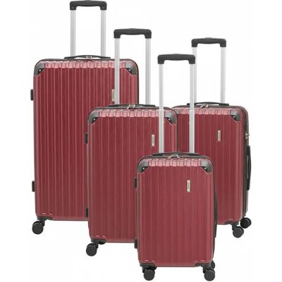 Novel Reisekofferset, Weinrot, Metall, Kunststoff, Textil, 3-teilig, Bsci, 360°-Rollensystem, TSA-Schloss, Tragehenkel, verstellbarer Schultergurt, Netzfach, Freizeit & Co, Koffer & Taschen, Reisekoffer Novel Reisekofferset, Weinrot, Metall, Kunststoff, Textil, 3-teilig, Bsci, 360°-Rollensystem, TSA-Schloss, Tragehenkel, verstellbarer Schultergurt, Netzfach, Freizeit & Co, Koffer & Taschen, Reisekoffer