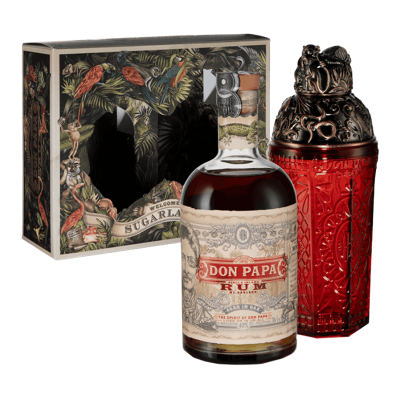 Rum - Don Papa Single Island + Shaker - Mit Etui Rum - Don Papa Single Island + Shaker - Mit Etui