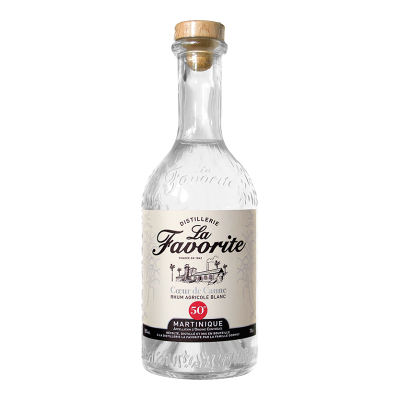 Rum - La Favorite - Cœur de Canne Blanc Martinique Rum - La Favorite - Cœur de Canne Blanc Martinique