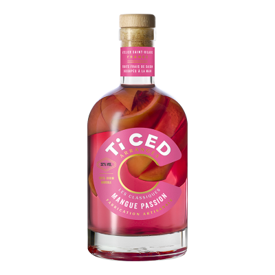 Les Rhums de Ced Rum arrangé - Ti Ced - Mangue Passion Les Rhums de Ced Rum arrangé - Ti Ced - Mangue Passion